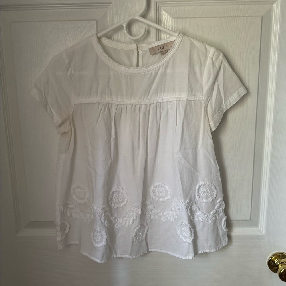 Loft babydoll blouse